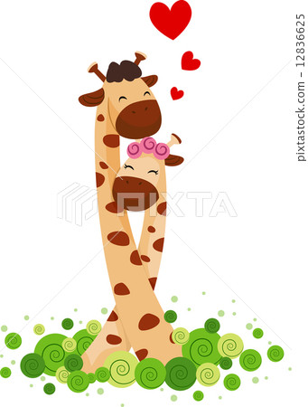 Giraffe Couple Giraffe Couple 12836625