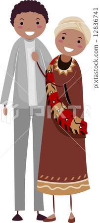 African Newlyweds African Newlyweds 12836741