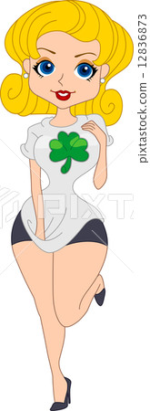 Shamrock Girl 12836873