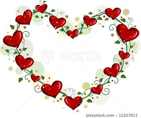 Heart-shaped Vines 12837021