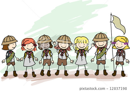 Girl Scouts Doodle 12837198