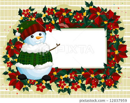 Snowman Frame 12837959