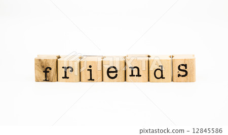 friends wording, relationship concept friends wording, relationship concept 12845586