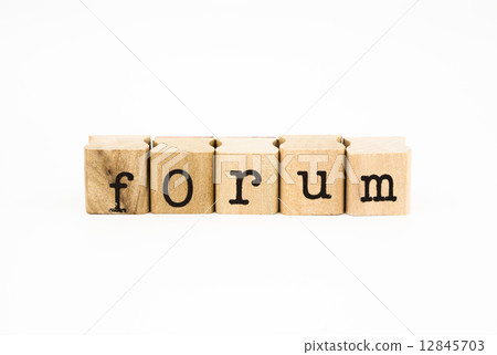 forum wording, education and business concept 12845703