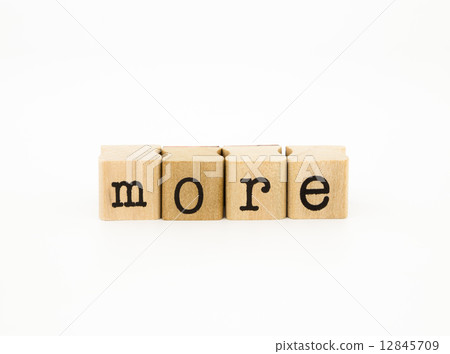 more wording, quantity and numerous concept 12845709