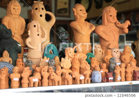 Haniwa sold at a souvenir shop in Kashihara City, Nara Prefecture 12846506