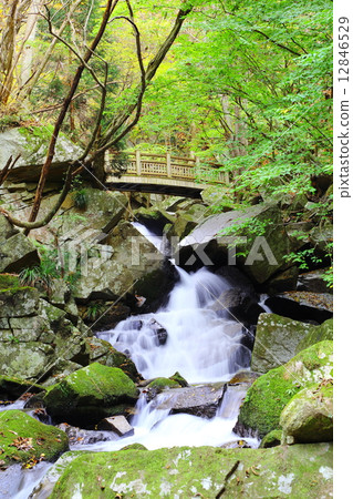 Takigawa Valley Hashigashi Waterfall ~ Late Autumn ~ 12846529