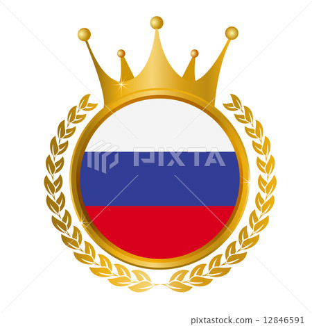 Russian flag medals Russian flag medals 12846591