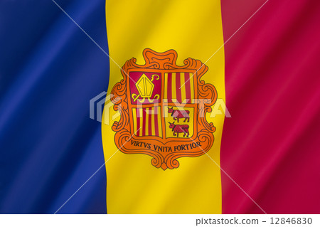 Flag of Andorra 12846830