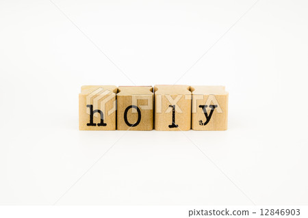 holy wording isolate on white background holy wording isolate on white background 12846903