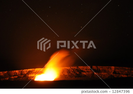 基拉韋厄火山夜視圖 12847396