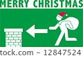 Pictogram of Santa Claus 12847524
