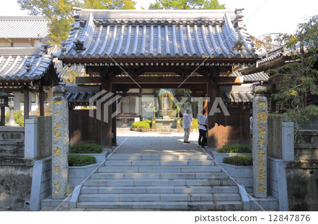 四國佛第十三佛教徒“大日寺”Maeba 四國佛第十三佛教徒“大日寺”Maeba 12847876
