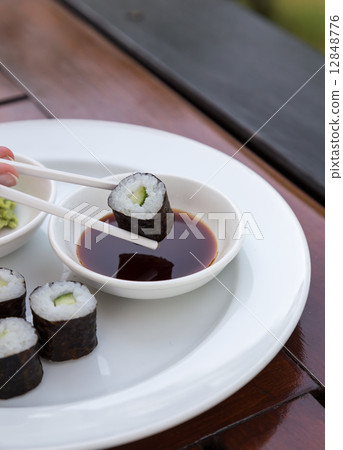 Sushi Hoso Maki Sushi Hoso Maki 12848776