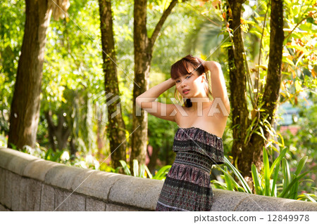 Young Lady Outdoors 12849978
