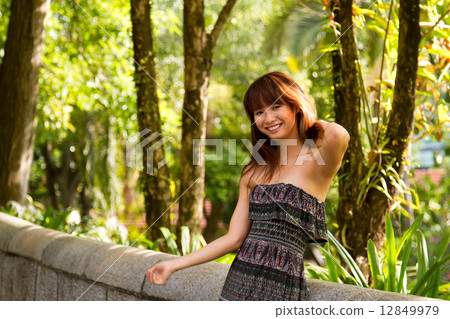 Young Lady Outdoors 12849979