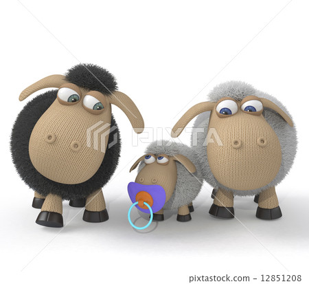 Family of lambs 12851208