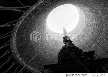 Thermal power plant interior 12851754