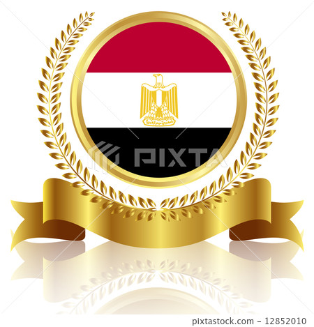 Egyptian flag frame Egyptian flag frame 12852010