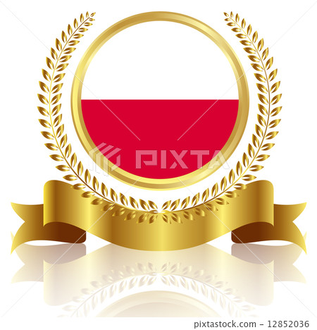 波蘭國旗框架 12852036