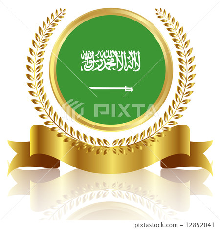 沙特國旗國旗框架 12852041