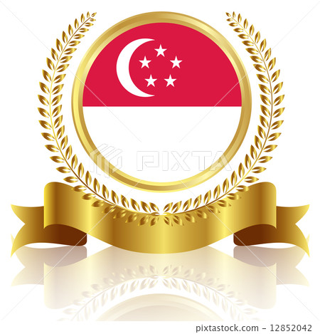 新加坡國旗獎牌 12852042