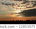 Beautiful city sunrise 12853075