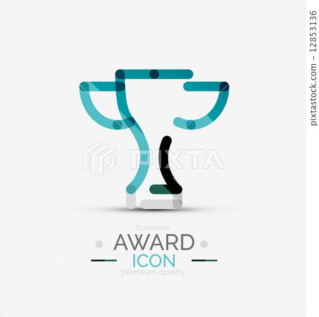 Award icon, logo. Award icon, logo. 12853136