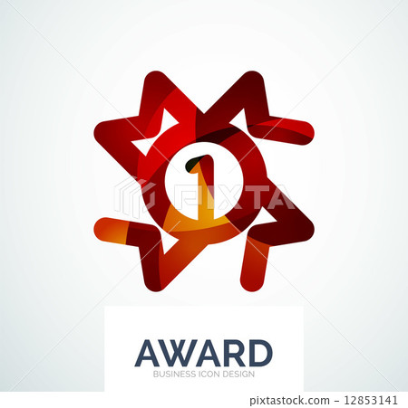 Colorful award business logo Colorful award business logo 12853141