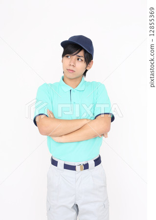 穿著麻煩制服的男人 12855369