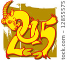 Abstract goat.,Chinese New Year 12855575