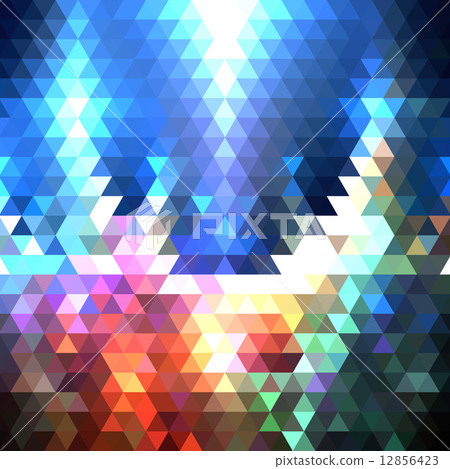 Colorful geometric background, abstract triangle pattern vector 12856423