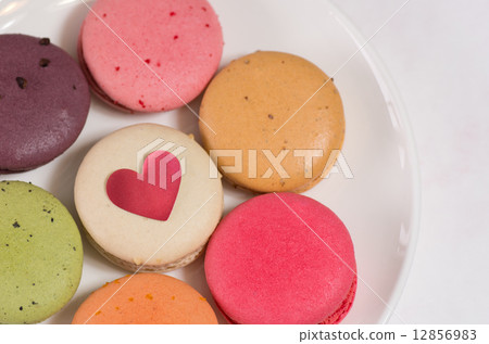 馬卡龍和心臟 馬卡龍和心臟 12856983