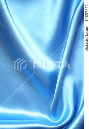 Smooth elegant blue silk as background 12857222