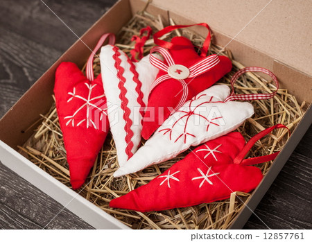 Handmade Christmas tree decorations 12857761
