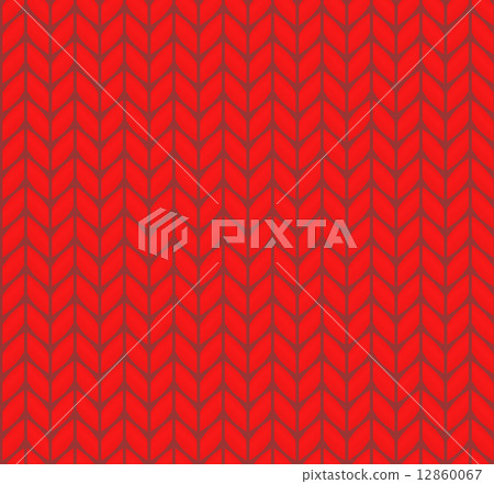 Flat knitting seamless pattern - Stock Illustration [12860067] - PIXTA