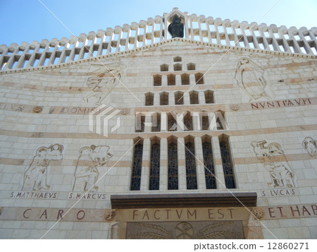 以色列拿撒勒天使報喜教堂 12860271