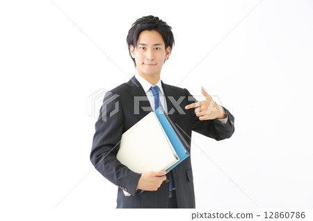 Male businessman Male businessman 12860786