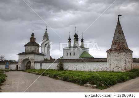 St. Alexander Nevsky Monastery. Suzdal, Golden Ring of Russia. 12860915