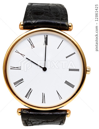 ten o'clock on dial of wristwatch isolated ten o'clock on dial of wristwatch isolated 12861425
