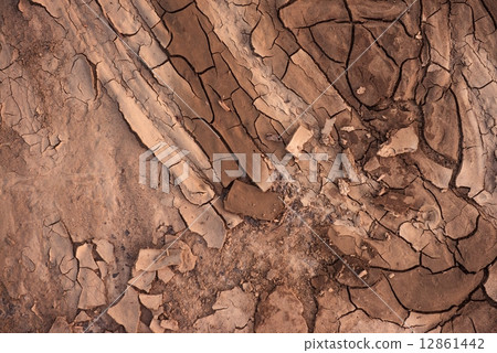 Dry soil closeup before rain Dry soil closeup before rain 12861442