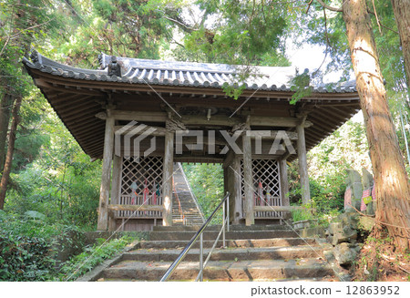 四國神社地方35號佛教寺院“Kiyotakuji”Yammon（西尾門） 12863952