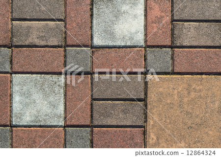 Brick paving pattern 12864324
