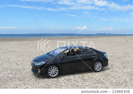 Black minicar Black minicar 12866308