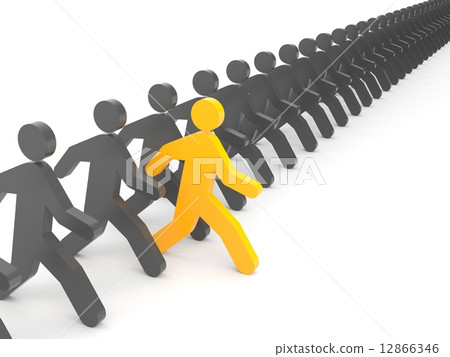 Run to new opportunities. Leadership 12866346