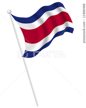 Costa Rican Flag Country Flag 12866466