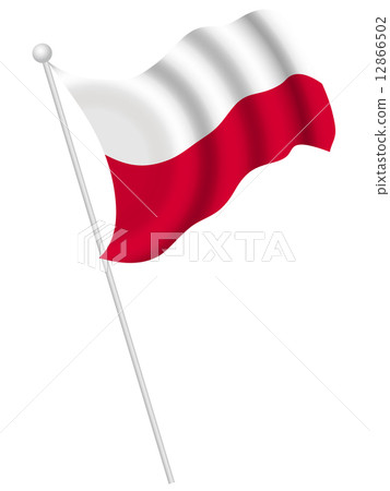 波蘭國旗國旗 12866502