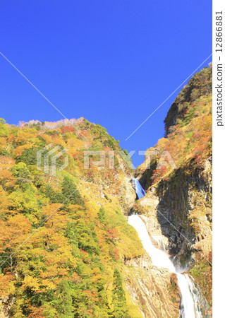 Famous for autumnal leaves Falls 12866881
