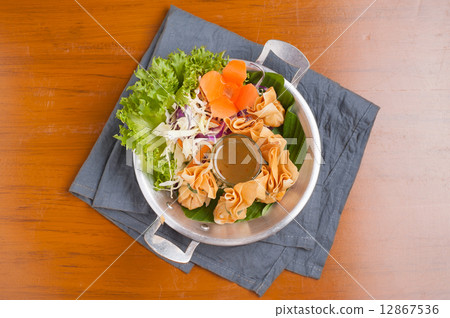 Thai fusion food 12867536