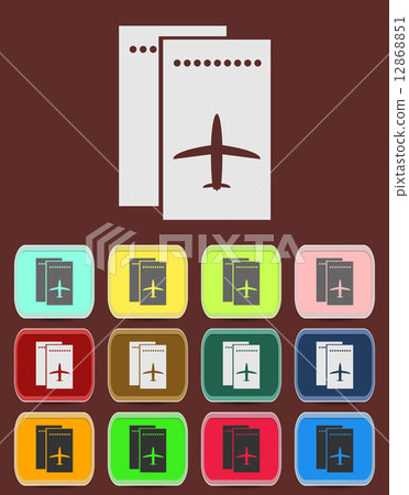 Airfare icon Illustration Airfare icon Illustration 12868851